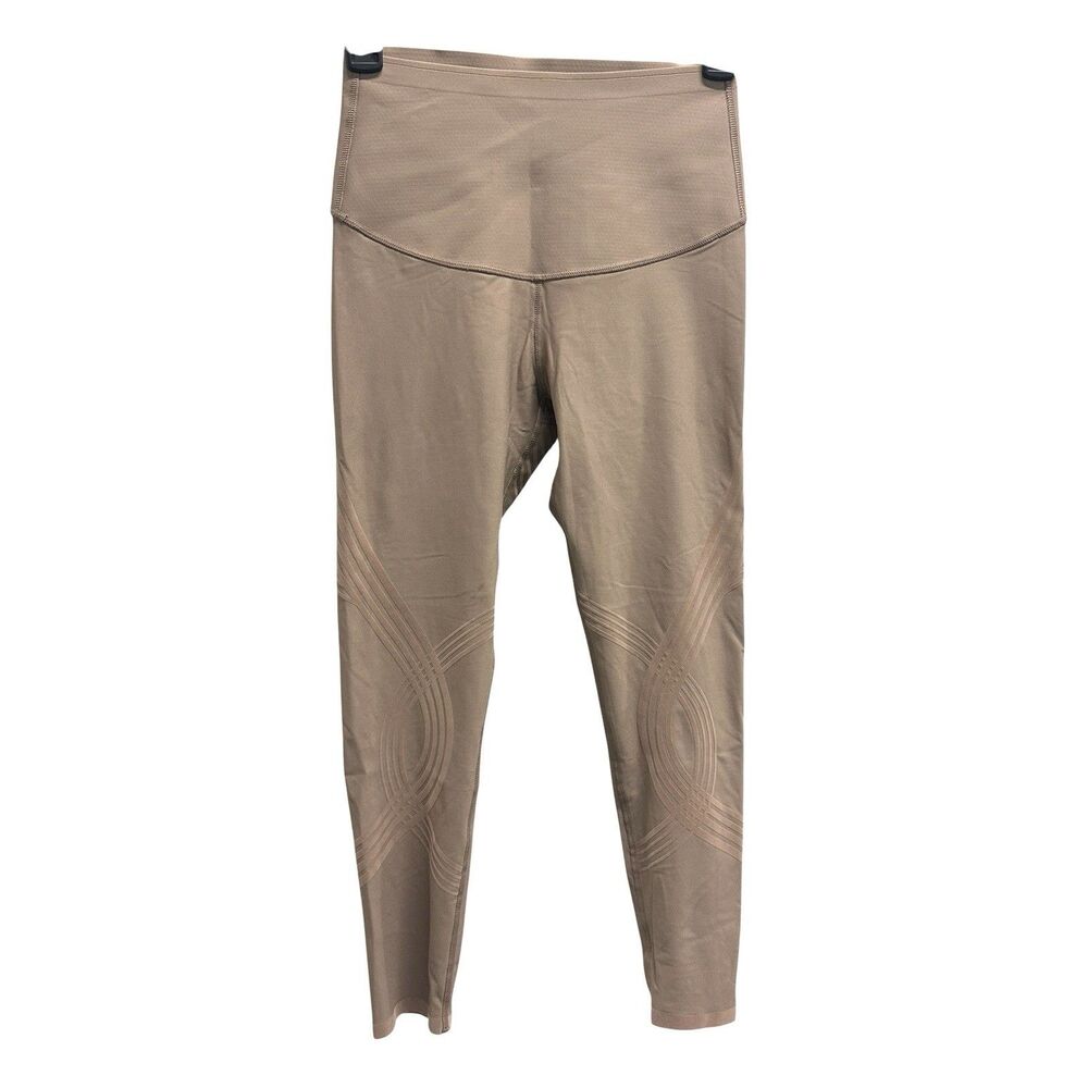Fanka Body Sculpt Capri Legging (Reversible Wear) No Pocket Taupe Color Sz S(4)*